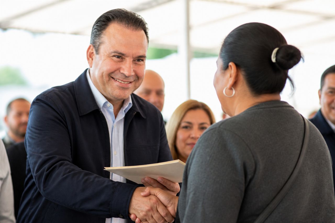 Astiazarán entrega 50 títulos de propiedad en Hermosillo