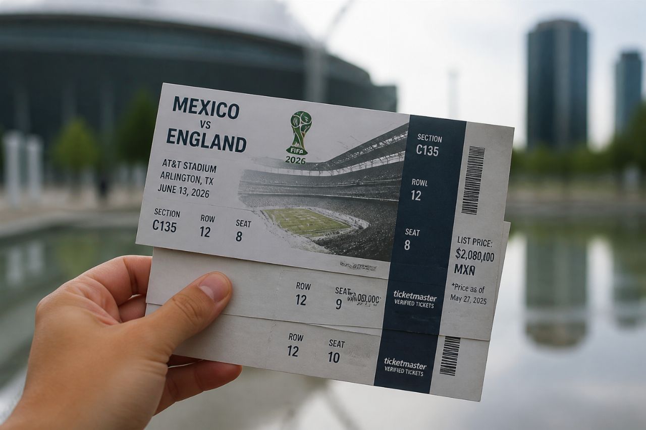 Boletos para México vs Inglaterra alcanzan hasta 2 millones de pesos