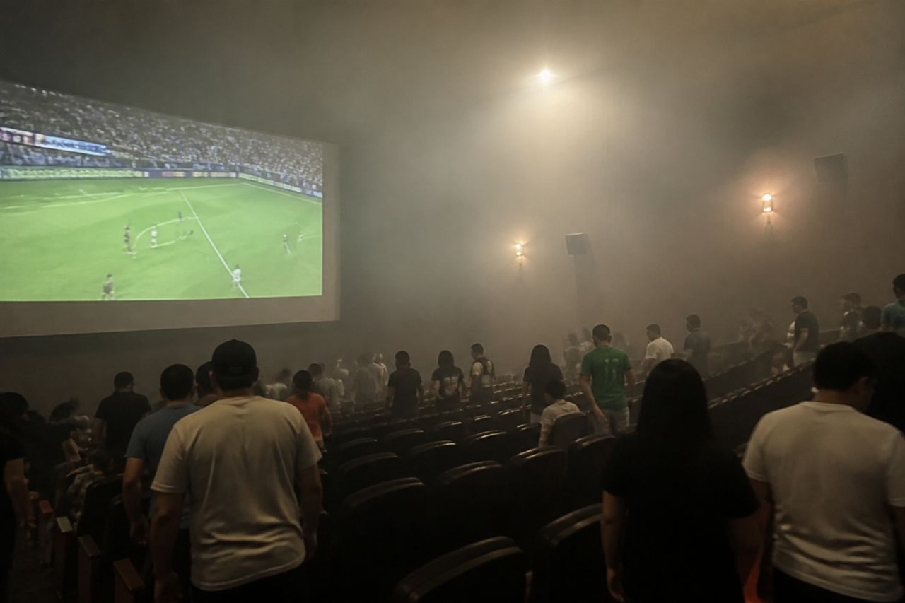 Desorden en cine de Ciudad Obregón por gol de selección mexicana