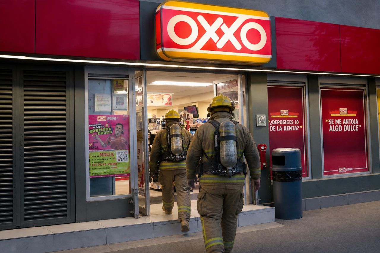Oxxo se disculpa tras rechazar entrada a bomberos en Hermosillo