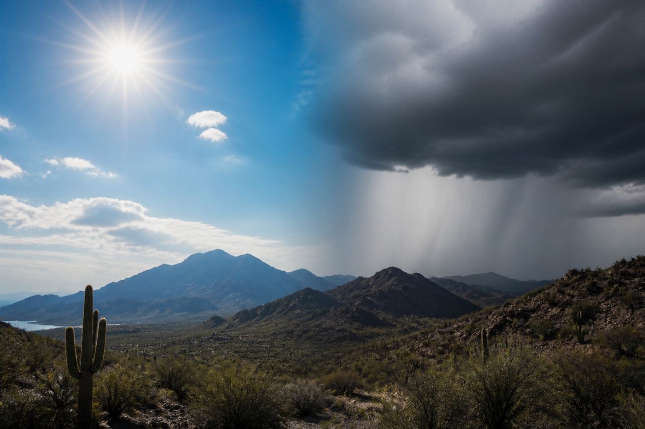 Se esperan nubes y chubascos en Sonora este martes